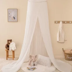 Ciel de lit en double gaze de coton