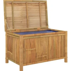 Coffre de rangement de jardin en bambou