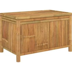 Coffre de rangement de jardin en bambou