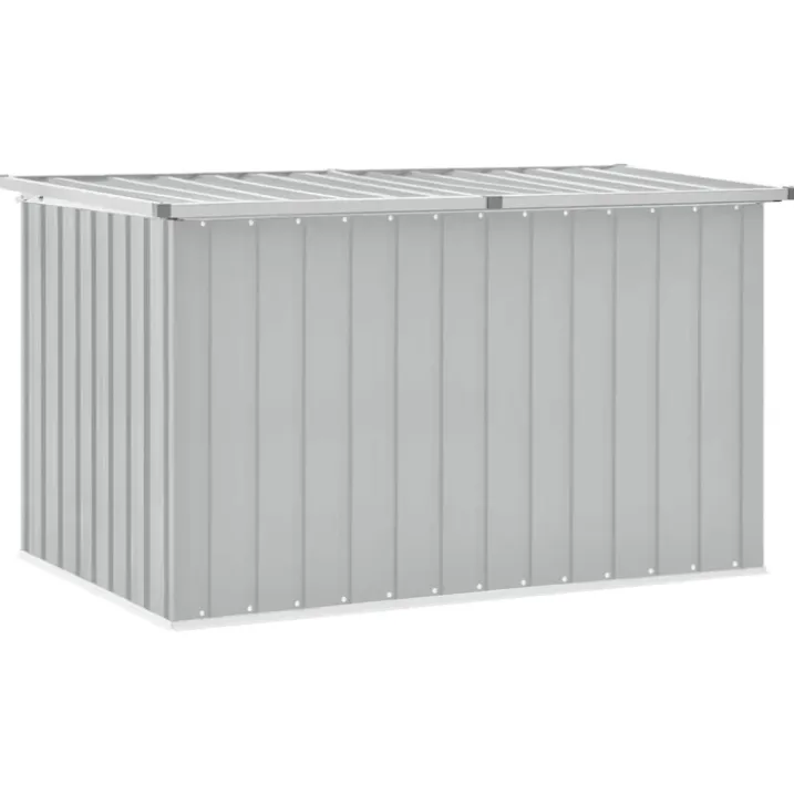 Coffre de rangement de jardin en acier galvanisé