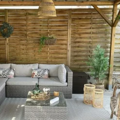 Coffre de rangement de jardin 90L