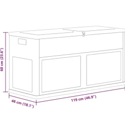 Coffre de rangement extérieur grande capacité