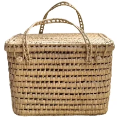 Coffre de rangement feuille de palmier