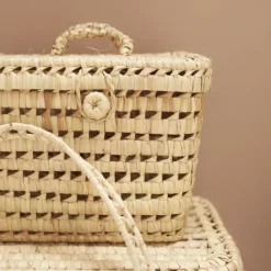 Coffre de rangement feuille de palmier