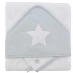 Coffret sortie de bain brodée + gant étoile