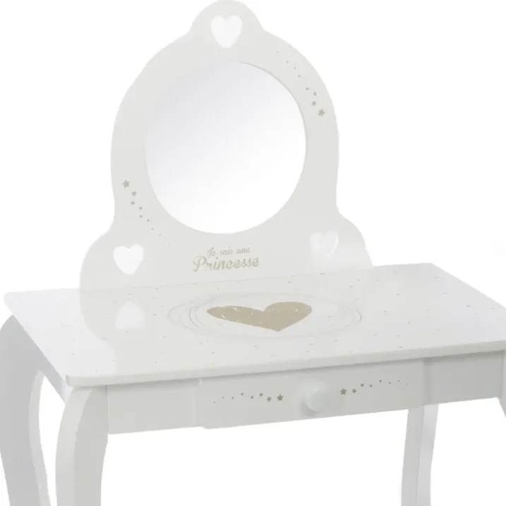 Coiffeuse et tabouret enfant