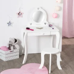 Coiffeuse et tabouret enfant