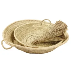 Corbeille plate avec poignées Palm