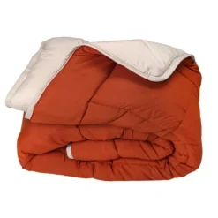 Couette chaude microfibre bicolore 400 gr/m2