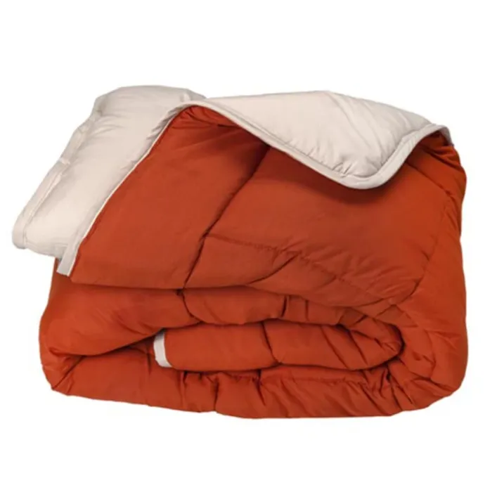 Couette chaude microfibre bicolore 400 gr/m2