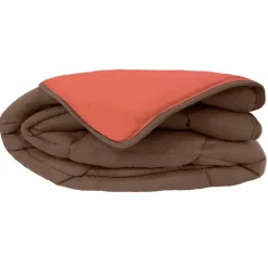 Couette chaude microfibre bicolore 400 gr/m2