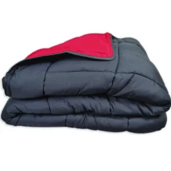 Couette chaude microfibre bicolore 400 gr/m2