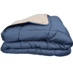 Couette chaude microfibre bicolore 400 gr/m2