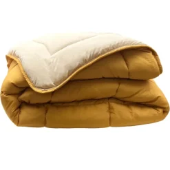 Couette chaude microfibre bicolore 400 gr/m2
