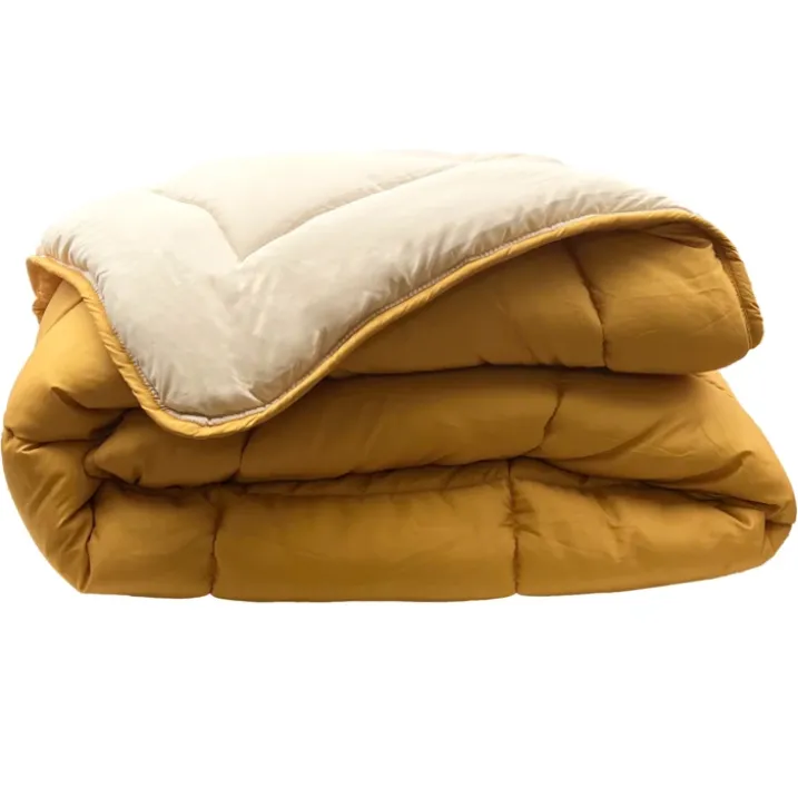 Couette chaude microfibre bicolore 400 gr/m2