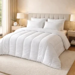 Couette chaude respirante premium 533 g/m² traitement anti acarien