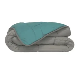 Couette d'été en microfibre bicolore
