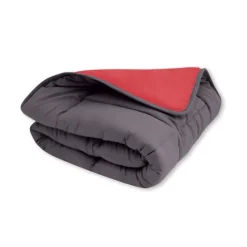 Couette légère réversible bicolore en microfibre 200 gr/m²