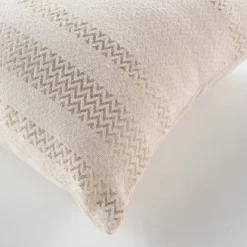 Coussin bohème doré déhoussable