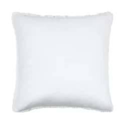 Coussin carré imitation fourrure avec recto velours