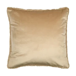 Coussin carré imitation fourrure avec recto velours