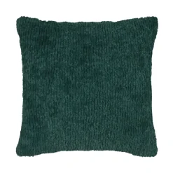 Coussin carré imitation fourrure avec recto velours