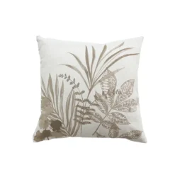 Coussin carré motif nature