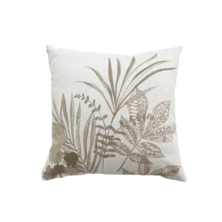 Coussin carré motif nature