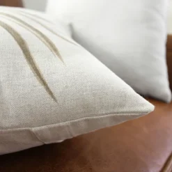 Coussin carré motif nature