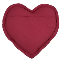 Coussin coeur esprit chalet traditionnel