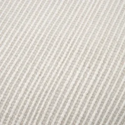 Coussin cœur rayures poly-coton