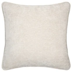 Coussin décoratif avec message brodé "Cosy Season"