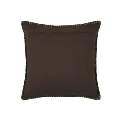 Coussin décoratif carré à carreaux et motif sapin
