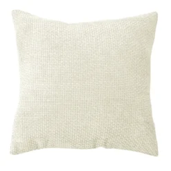 Coussin décoratif en velours chenillé