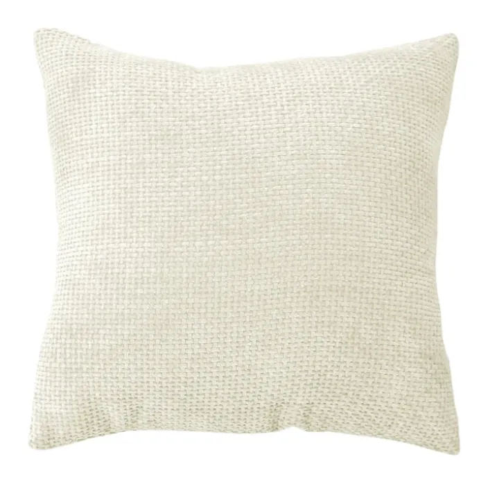 Coussin décoratif en velours chenillé