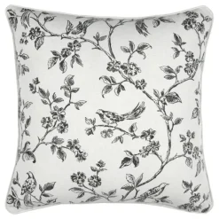 Coussin décoratif imprimé floral