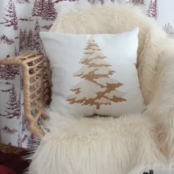 Coussin décoratif motif sapin