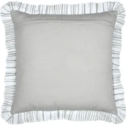 Coussin décoratif à rayures verticales