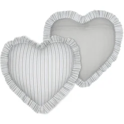 Coussin décoratif romantique en forme de coeur