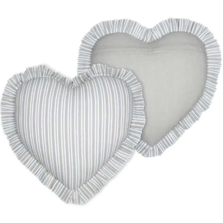 Coussin décoratif romantique en forme de coeur