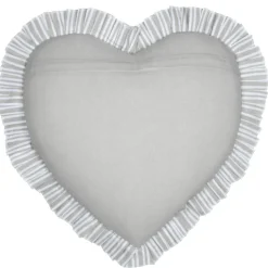 Coussin décoratif romantique en forme de coeur