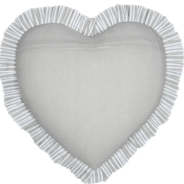 Coussin décoratif romantique en forme de coeur