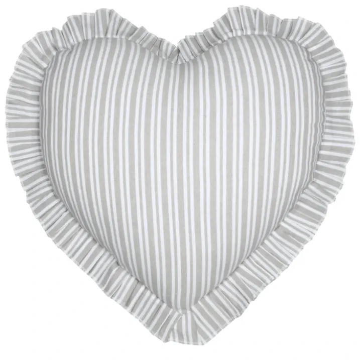 Coussin décoratif romantique en forme de coeur