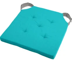 Coussin de chaise bicolore