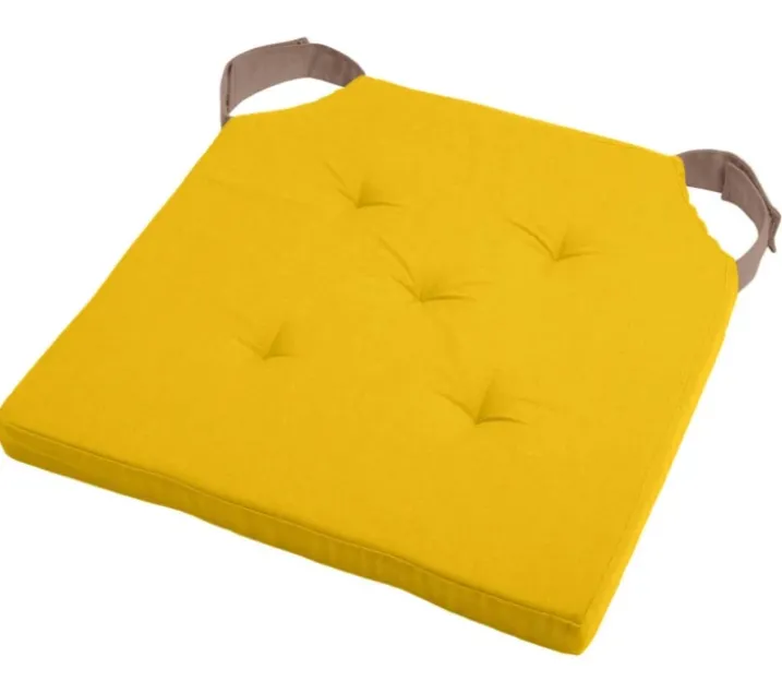 Coussin de chaise bicolore