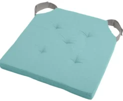 Coussin de chaise bicolore