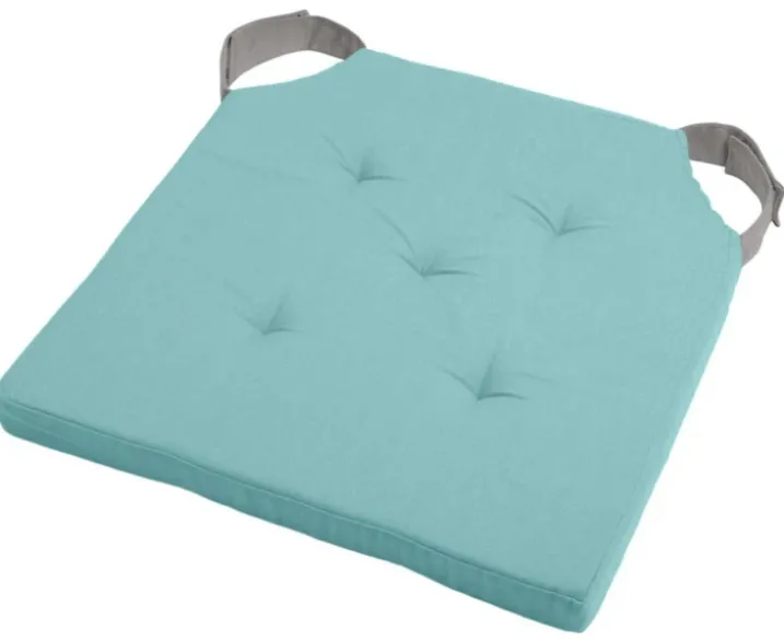 Coussin de chaise bicolore