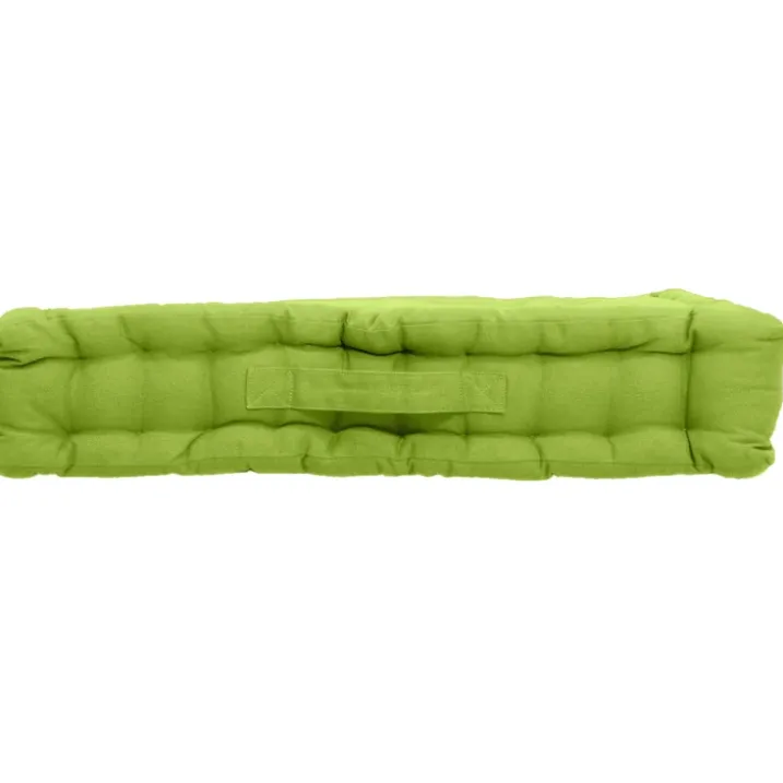 Coussin de sol uni en pur coton