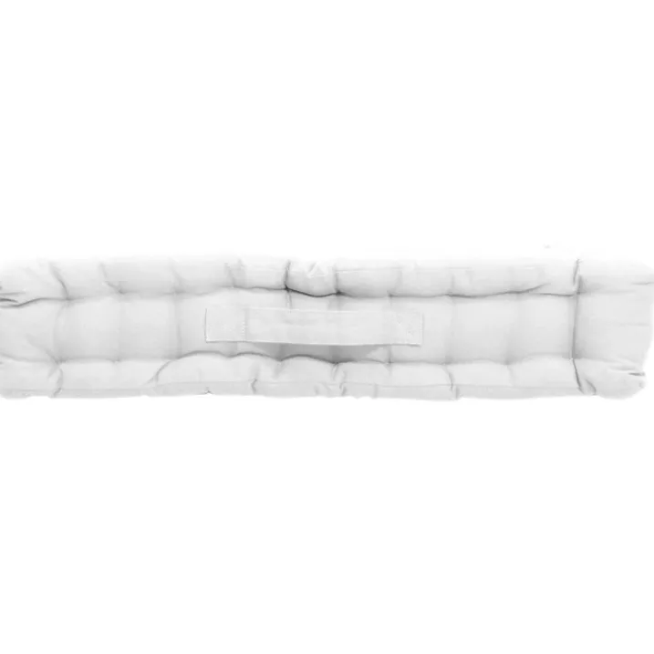 Coussin de sol uni en pur coton
