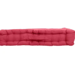 Coussin de sol uni en pur coton